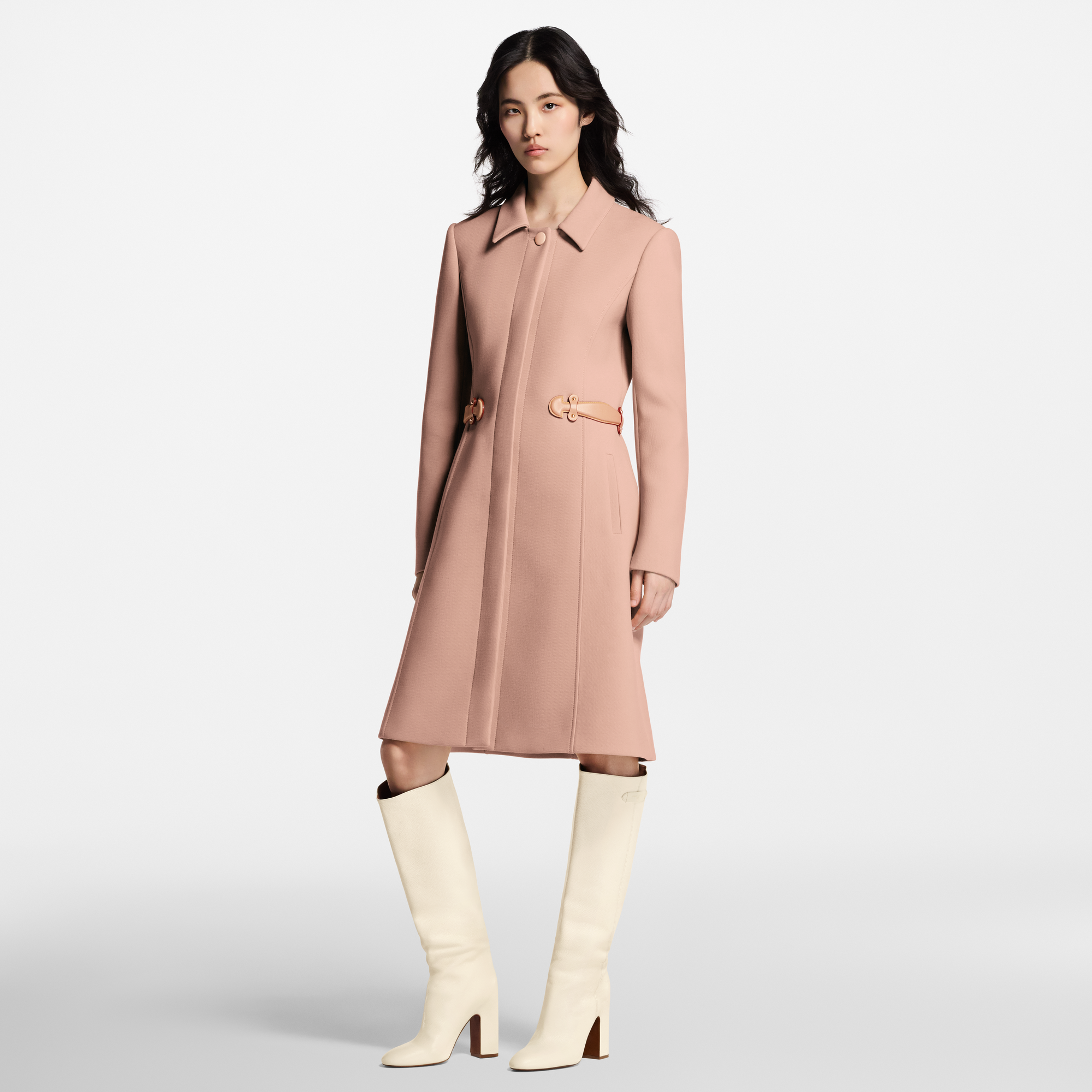 Belt Detail Coat  in Women's Ready-to-Wear Coats and Jackets  collections by Louis Vuitton (Product zoom)